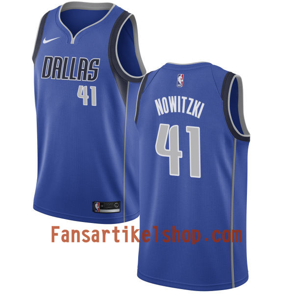 NBA Dallas Mavericks Trikot Dirk Nowitzki 41 Nike 2017-18 Royal Swingman - Herren NBA Dallas Mavericks Trikot Dirk Nowitzki 41 Nike 2017-18 Royal Swingman - Herren